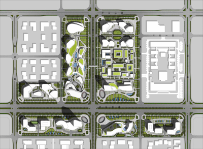 02 西安新中心城市规划 Xian City Center Conceptual Planning